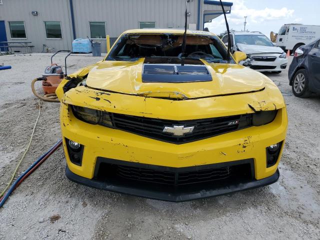 2G1FZ1EPXD9801678 - 2013 CHEVROLET CAMARO ZL1 ყვითელი ფოტო 5