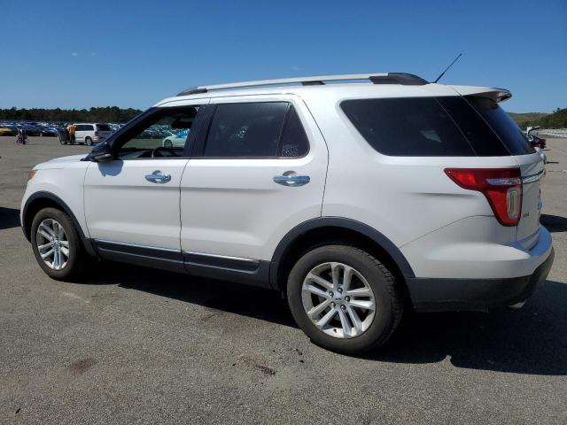 1FM5K8D89DGB91019 - 2013 FORD EXPLORER XLT WHITE photo 2