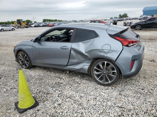 KMHTG6AF0KU013630 - 2019 HYUNDAI VELOSTER BASE GRAY photo 2