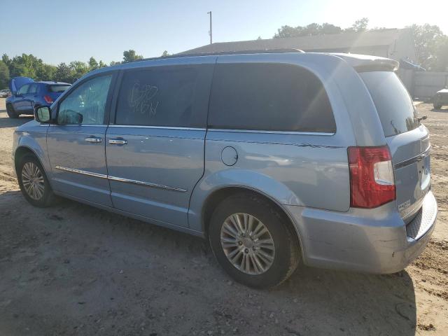 2C4RC1CGXDR802466 - 2013 CHRYSLER TOWN & COU TOURING L BLUE photo 2