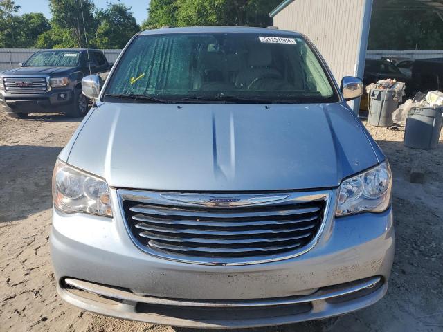 2C4RC1CGXDR802466 - 2013 CHRYSLER TOWN & COU TOURING L BLUE photo 5