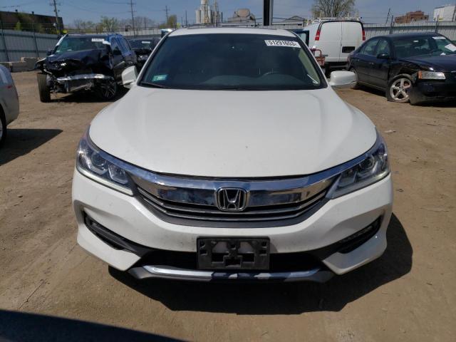 1HGCR2F87GA036611 - 2016 HONDA ACCORD EXL WHITE photo 5