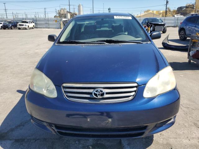 JTDBR32E142043961 - 2004 TOYOTA COROLLA CE BLUE photo 5