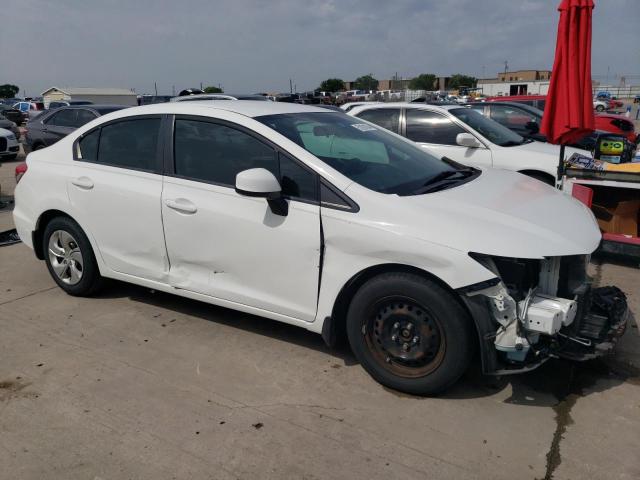 2HGFB2F51DH574015 - 2013 HONDA CIVIC LX WHITE photo 4