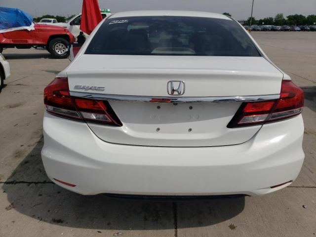 2HGFB2F51DH574015 - 2013 HONDA CIVIC LX WHITE photo 6