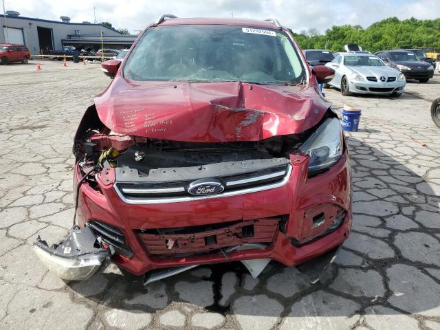 1FMCU0J9XGUC56420 - 2016 FORD ESCAPE TITANIUM MAROON photo 5