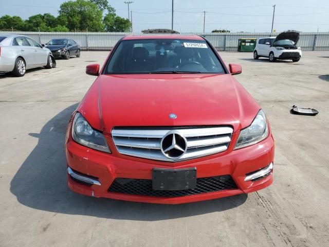 WDDGF4HB6DR264549 - 2013 MERCEDES-BENZ C 250 RED photo 5