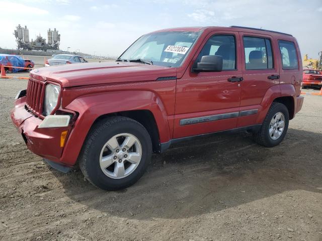 1J4PP2GK3AW164834 - 2010 JEEP LIBERTY SPORT RED photo 1