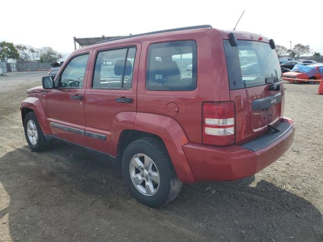 1J4PP2GK3AW164834 - 2010 JEEP LIBERTY SPORT RED photo 2