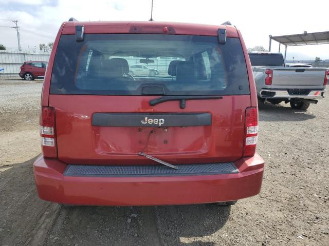 1J4PP2GK3AW164834 - 2010 JEEP LIBERTY SPORT RED photo 6