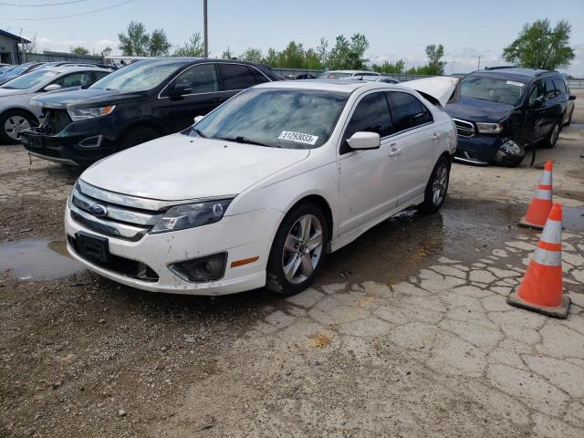 3FAHP0KC7BR190054 - 2011 FORD FUSION SPORT WHITE photo 1