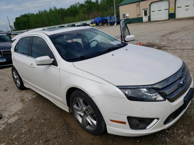 3FAHP0KC7BR190054 - 2011 FORD FUSION SPORT WHITE photo 4