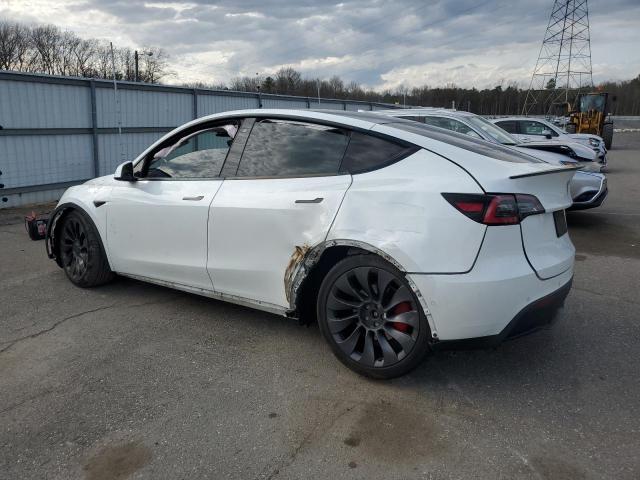 5YJYGDEFXLF037694 - 2020 TESLA MODEL Y 白色 照片 2