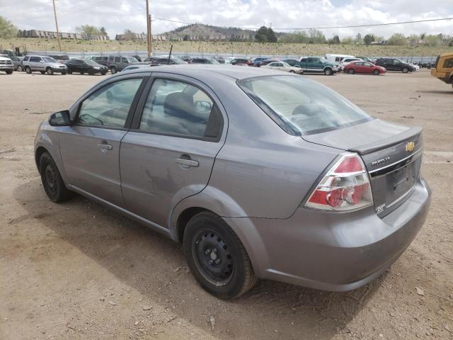 KL1TD5DE1AB123226 - 2010 CHEVROLET AVEO LS 灰色 照片 2