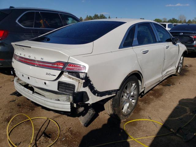 3LN6L2G94FR626530 - 2015 LINCOLN MKZ WHITE photo 3