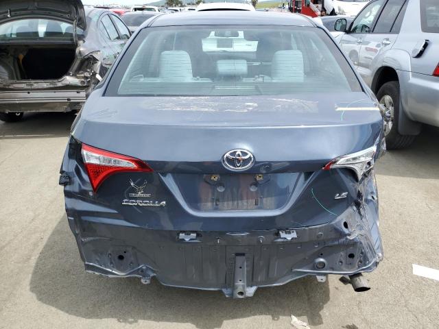 2T1BURHE1FC378473 - 2015 TOYOTA COROLLA L GRAY photo 6