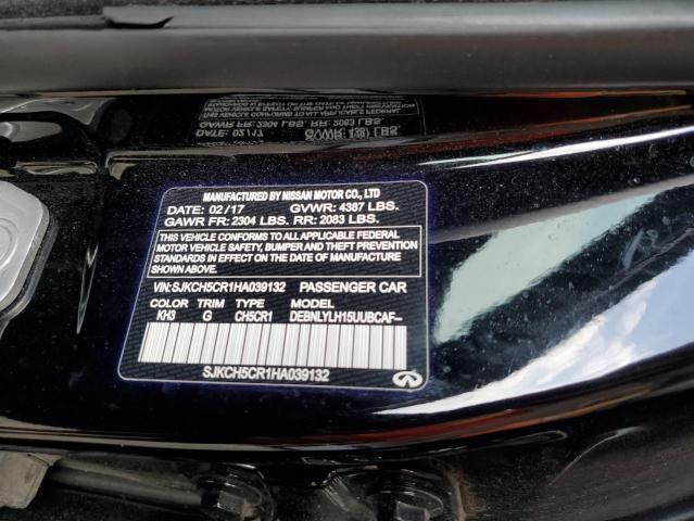 SJKCH5CR1HA039132 - 2017 INFINITI QX30 BASE Schwarz Foto 12