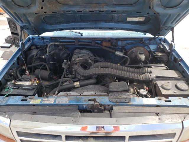 1FTEX15N9PKB27145 - 1993 FORD F150 BLUE photo 11