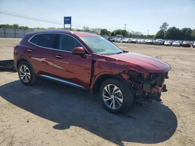 LRBFZPR48MD125890 - 2021 BUICK ENVISION ESSENCE Բորդո լուսանկար 4