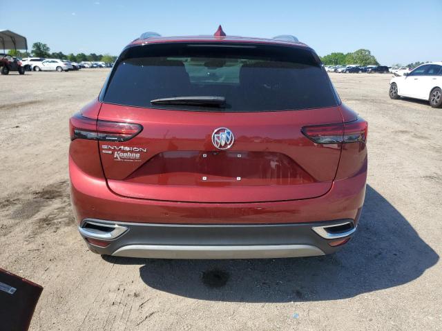 LRBFZPR48MD125890 - 2021 BUICK ENVISION ESSENCE Բորդո լուսանկար 6