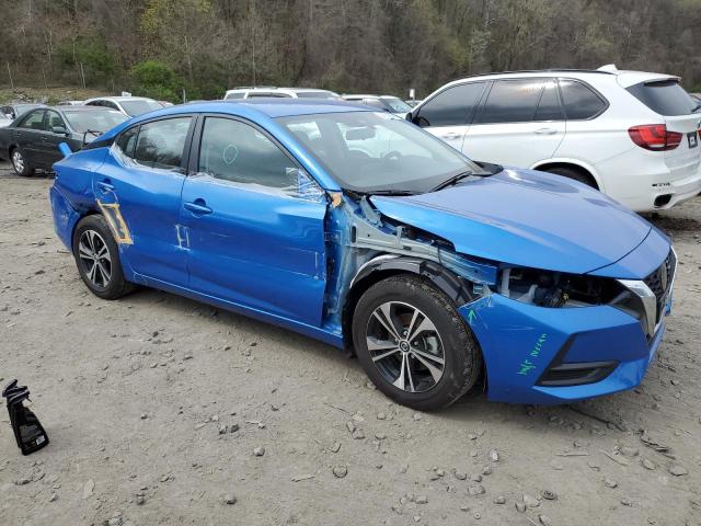 3N1AB8CV5PY318624 - 2023 NISSAN SENTRA SV BLUE photo 4