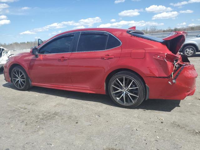 4T1T11AK6RU242230 - 2024 TOYOTA CAMRY SE NIGHT SHADE RED photo 2