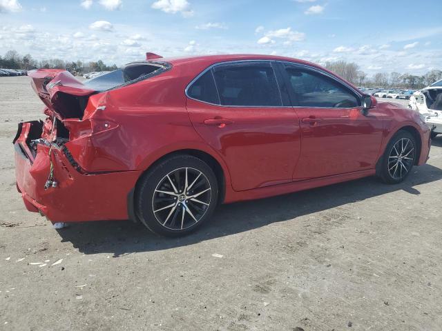 4T1T11AK6RU242230 - 2024 TOYOTA CAMRY SE NIGHT SHADE RED photo 3