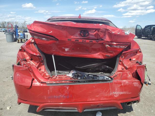 4T1T11AK6RU242230 - 2024 TOYOTA CAMRY SE NIGHT SHADE RED photo 6