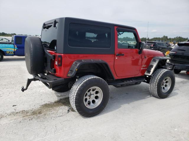 1J4AA5D11AL156656 - 2010 JEEP WRANGLER SAHARA RED photo 3