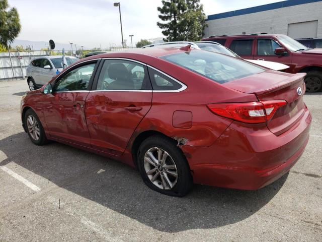 5NPE24AF5GH357407 - 2016 HYUNDAI SONATA SE BURGUNDY photo 2