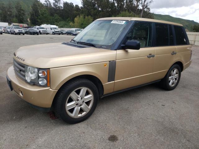 SALME11494A168075 - 2004 LAND ROVER RANGE ROVE HSE TAN photo 1