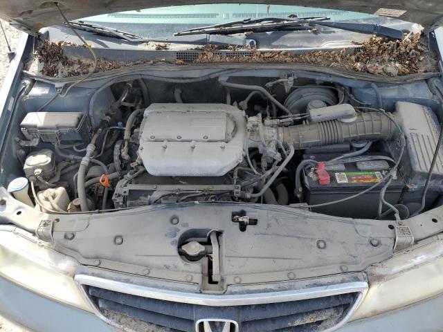 2HKRL18602H568543 - 2002 HONDA ODYSSEY EX GRAY photo 12