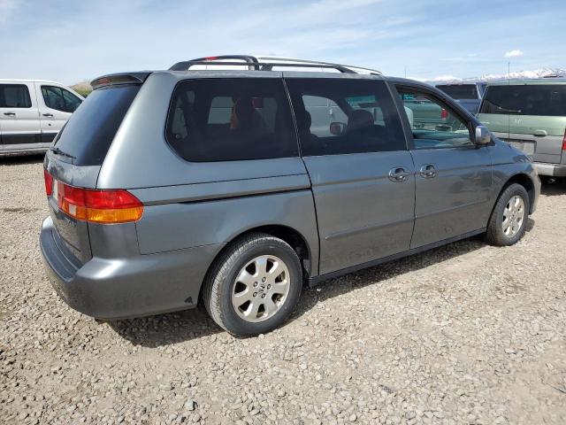 2HKRL18602H568543 - 2002 HONDA ODYSSEY EX GRAY photo 3