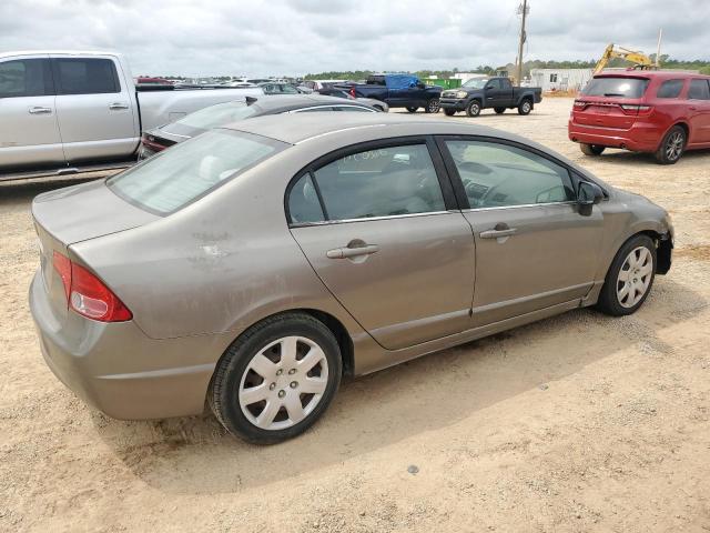 1HGFA165X6L134104 - 2006 HONDA CIVIC LX GRAY photo 3