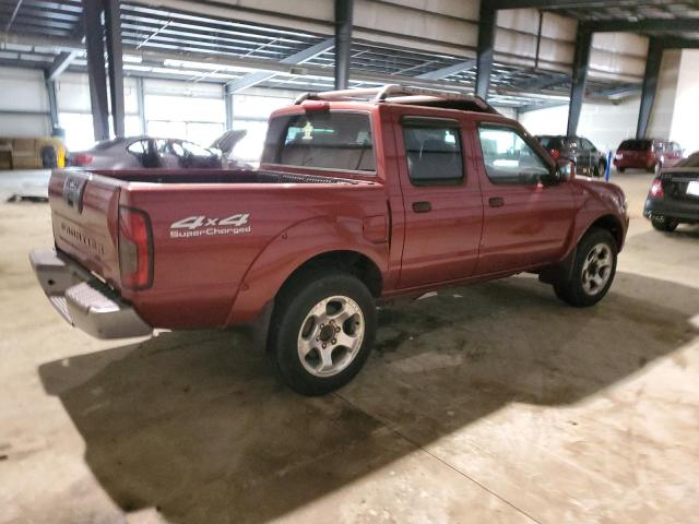 1N6MD27Y61C375398 - 2001 NISSAN FRONTIER CREW CAB SC RED photo 3