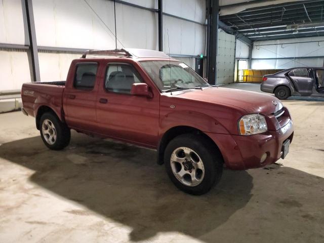 1N6MD27Y61C375398 - 2001 NISSAN FRONTIER CREW CAB SC RED photo 4