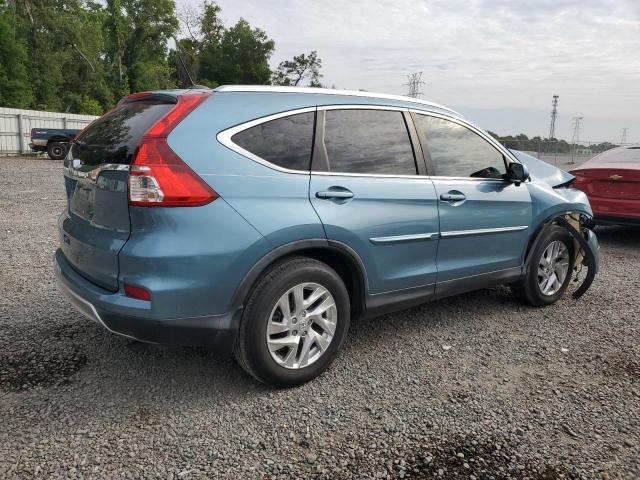 5J6RM3H75FL000589 - 2015 HONDA CR-V EXL BLUE photo 3