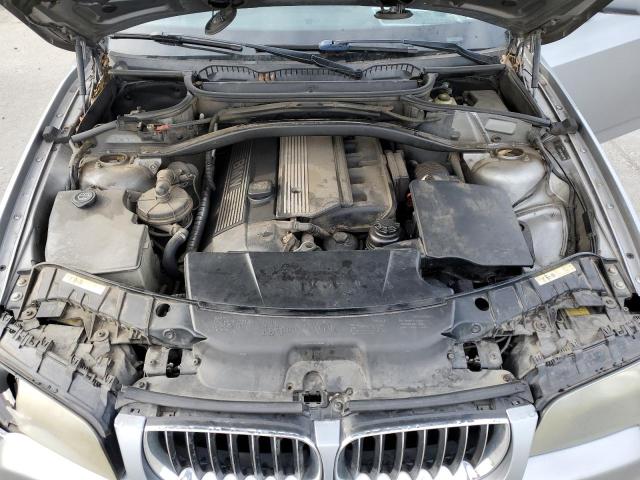 WBXPA93426WD28563 - 2006 BMW X3 3.0I SILVER photo 12