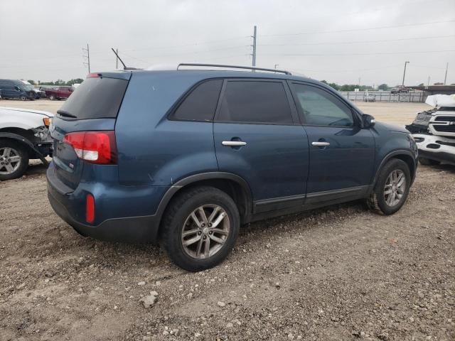 5XYKT4A61FG565886 - 2015 KIA SORENTO LX BLUE photo 3