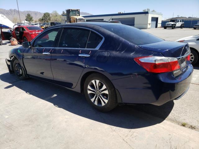 1HGCR2F33FA219412 - 2015 HONDA ACCORD LX BLUE photo 2