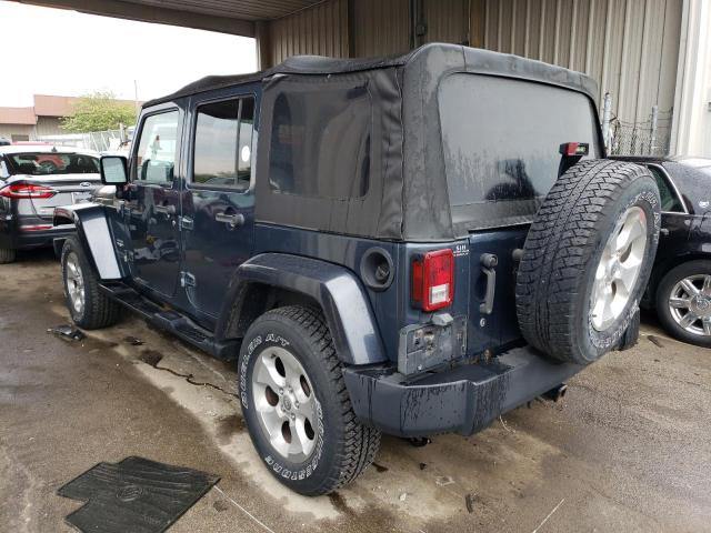 1J4GA59187L166404 - 2007 JEEP WRANGLER SAHARA BLUE photo 2