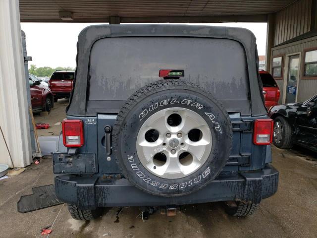 1J4GA59187L166404 - 2007 JEEP WRANGLER SAHARA BLUE photo 6