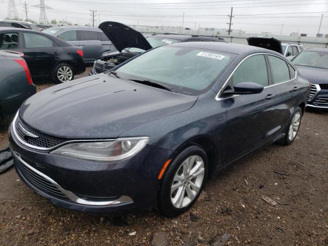 1C3CCCAB1HN510768 - 2017 CHRYSLER 200 LIMITED BLUE photo 1