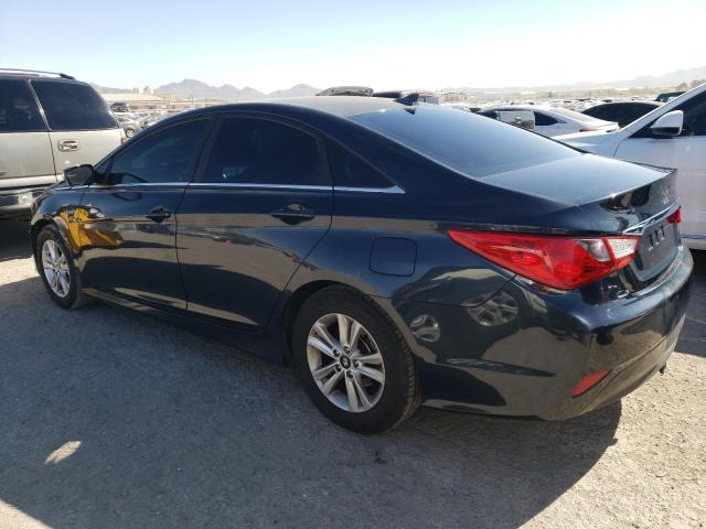 5NPEB4AC7EH875845 - 2014 HYUNDAI SONATA GLS BLUE photo 2