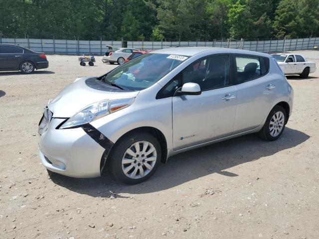 1N4AZ0CP2EC330320 - 2014 NISSAN LEAF S SILVER photo 1