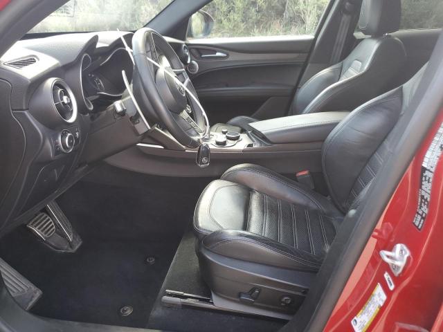 ZASFAKNN6J7B72931 - 2018 ALFA ROMEO STELVIO TI SPORT RED photo 7
