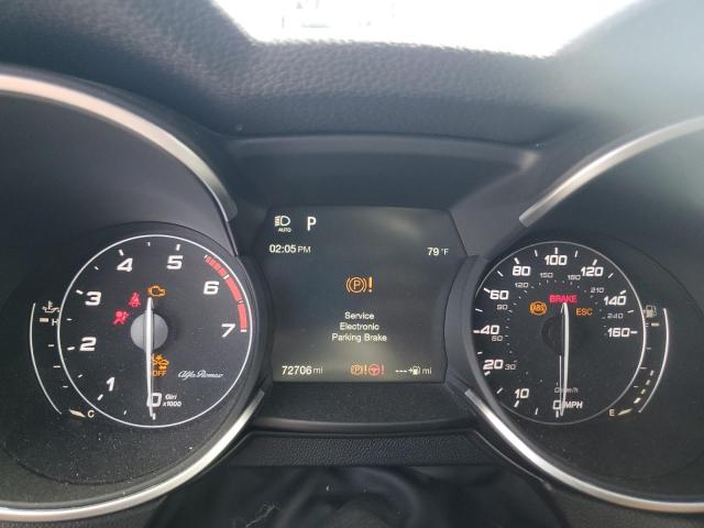 ZASFAKNN6J7B72931 - 2018 ALFA ROMEO STELVIO TI SPORT RED photo 9