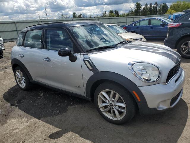 WMWZC5C55EWP38963 - 2014 MINI COOPER S COUNTRYMAN SILVER photo 4