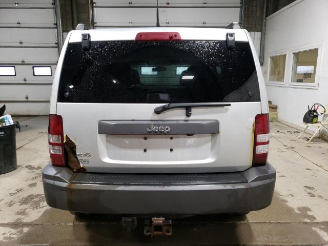 1J4PN3GK1BW542839 - 2011 JEEP LIBERTY RENEGADE SILVER photo 6