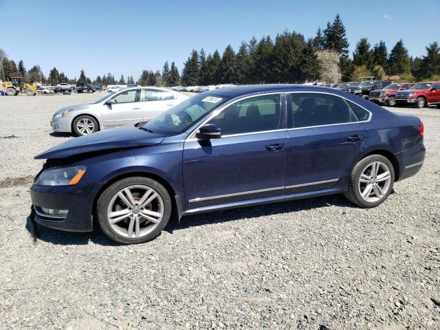 1VWBN7A3XDC020978 - 2013 VOLKSWAGEN PASSAT SE BLUE photo 1